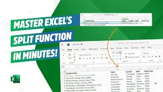 Master Excel SPLIT Function in Minutes!