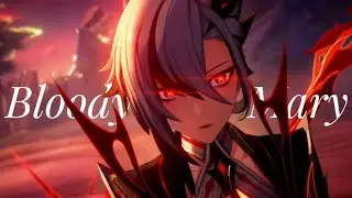 (Glitch/Flash Warning) Arlecchino / Bloody Mary / Genshin Impact GMV (Version 4.6 Spoilers)
