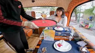 Fine Dining in a Bus Restaurant
