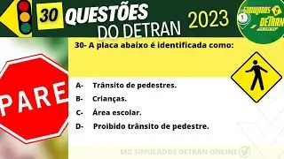 SIMULADO DO DETRAN 2023 - MG SIMULADOS DO DETRAN