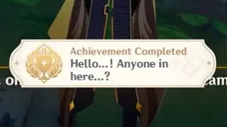 Hello...! Anyone In Here...? Secret Achievement - Genshin Impact