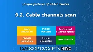 Video manual - Part 9.2 - Сable channels scan