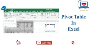 How to create Pivot Table in Excel