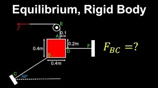 Equilibrium, Rigid Body, Example - Physics