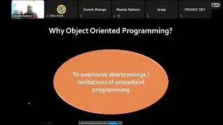 Introduction to Object Oriented Programming