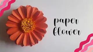 How to make Realistic, Easy paper Flowers | Paper Flower DIY|  flower making..