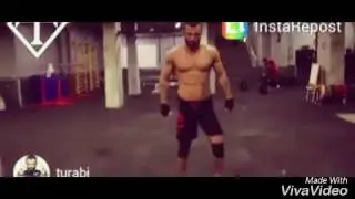 Turbo Turabi Spor Salonunda.