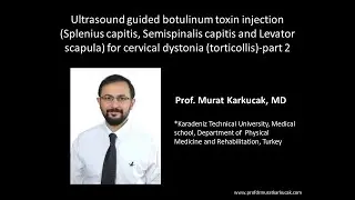 Ultrasound guided BTX injection (Splenius capitis, Semispinalis capitis and Levator scapula) part- 2