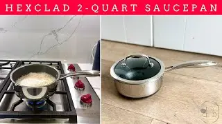 Cook Like a Pro with HexClad Hybrid Nonstick Saucepan! 🍳👨‍🍳