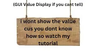 GUI Value Display