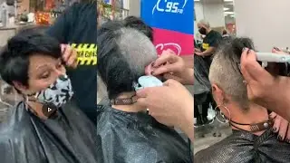 Time for a Head Shave With An Electric Razor