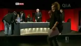 Collapse live on air GetUp chief Simon Sheikh on Q&A