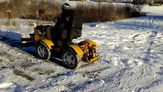 Поворотный отвал к минитрактору.