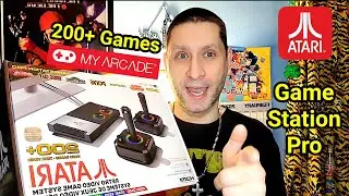 Wow Atari GameStation Pro 200 Plus Retro Video Game Console 2600 by My Arcade Gameplay & Review! 🕹️
