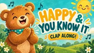 Happy and You Know It Song (with movements) for Kindergarten, Preschool, and Toddlers!