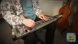 (SpongeBob music) Pua Paoakalani  - C6 Lap Steel Guitar