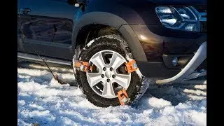 Renault Duster on chains