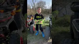 Пришла весна! Выехали с пацанами на квадриках на пикник!
