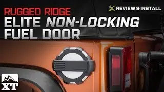 Jeep Wrangler Rugged Ridge Elite Non-Locking Fuel Door (2007-2017 JK) Review & Install