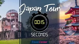 Japan tour in 15 seconds | Best places to visit in Japan