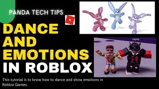 DANCE AND SHOW EMOTIONS IN ROBLOX GAMES