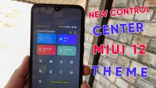 New Miui 12 Control Center Theme || Best Miui 12 Control Center || Unique Tech