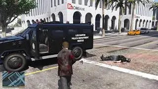 GTA 5 [R.D.E. 4.0.3] - Kkangpae Gang Shootout + Ten Star Escape