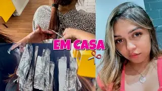 OLHA O QUE FIZ NO CABELO EM CASA 🤦🏽‍♀️