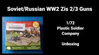Soviet/Russian WW2 Zis 2/3 Guns 1/72 Plastic Soldier Company Unboxing