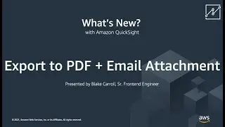 New Export to PDF and Email Attachment Options