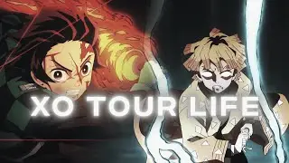 『 Xo Tour Life 』Demon Slayer [ Flow / Edit ] - 4K + Free Project File!