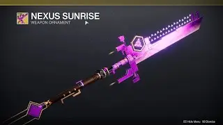NEXUS SUNRISE ORNAMENT SHOWCASE - DESTINY 2