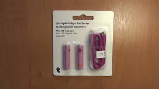 microUSB rechargeable AAA Ni-MH battery from Flying Tiger - review and teardown