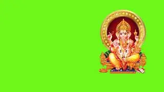Shri Ganesh God Green Screen || Ganesh ji Bhagwan Free green screen video ||  god Ganesh ji