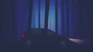 Night Drive In A Creepy Forest | After Effects