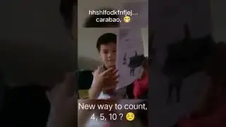 Adorable Kid Shows Off Carabao Picture and Counting Skills
