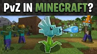 This Minecraft Mod Brings Plants Vs Zombies To Life