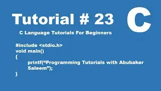 C Program to check whether a number is prime or not | C programming | Tutorial # 23