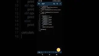 make a calculator using python 