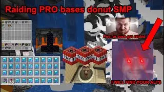 Raiding PRO bases on the donut SMP