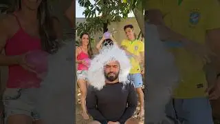 Quem jogou o balão cheio de água?!😱 #shorts #challenge