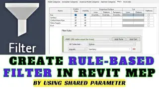 View Filter In Revit MEP 2024 | Revit MEP | #mep
