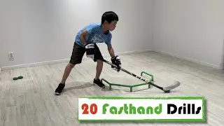 20 Hockey Stickhandling Drills with Fasthand - 9 years old