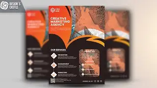 How to Create Corporate Flyer Design in illustrator | flyer design tutorial