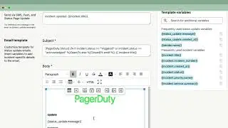 Create a Status Update Notification Template in less than 2 minutes