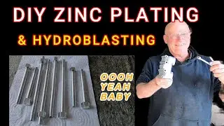 DIY Zinc Plating and Hydroblasting Triumph parts. How I do it!