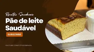 PÃO DE LEITE SAUDÁVEL DE AVEIA | FÁCIL E RÁPIDO