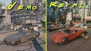 Cyberpunk 2077 2018 Demo vs Retail RTX 3080 4K Graphics Comparison