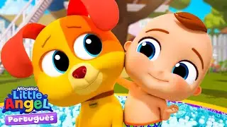Hora do Banho do Bingo! |  Little Angel Brasil | Músicas Infantis em Português