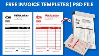 Design a Professional Invoice in Photoshop (Free Templates!) | Step-by-Step Tutorial
